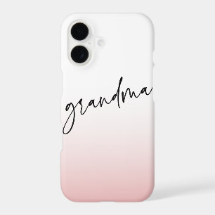 Elegant and Subtle Pink Grandma Script Gift