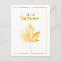 Elegant and Trendy Golden Autumn Leaf Drawing