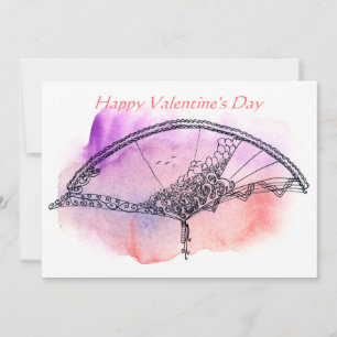 Elegant and Visionary Valentine  Holiday Card