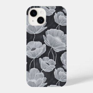 Elegant and Whimsical Poppies iPhone 14 Case