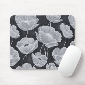 Elegant and Whimsical Poppies Mouse Mat