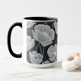 Elegant and Whimsical Poppies Mug