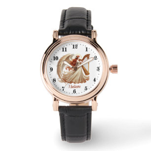 Elegant Angel lovers customisable  Watch