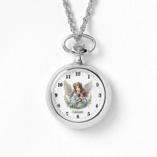 Elegant Angel lovers customisable  Watch