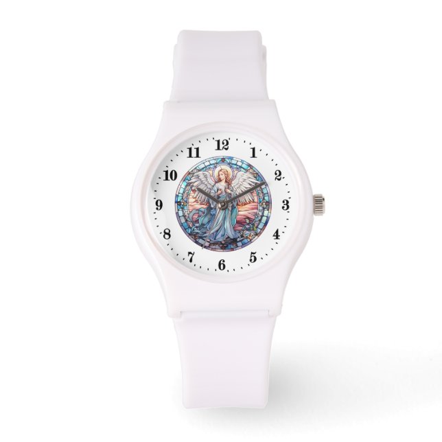 Elegant Angel lovers Religious Watch (Front)