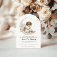 Elegant Angel Moon & Stars Baptism