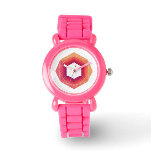 Elegant angular design watch