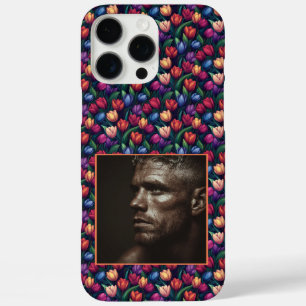Elegant Anniversary Keepsake Tulip Photo iPhone 16 Pro Max Case