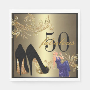 Elegant Anniversary Paper Napkin