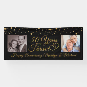 Elegant Anniversary # YEARS INTO FOREVER Photos Ba Banner