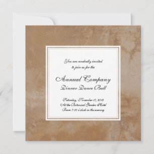 Elegant Antique Grunge Vintage Italian Wall Invitation