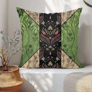 Elegant Antique Inspired Vintage Floral Cushion