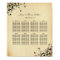 Elegant Antique Swirls Wedding Seating Chart
