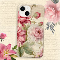 Elegant Antique Vintage French Floral Collage