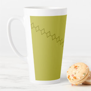 Elegant AntiqueLime Flow Chilli Bowl Latte Mug