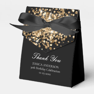 Elegant Any Age Adult Birthday Custom Favour Boxe Box