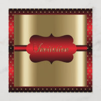 Elegant Any Occasion | Red and Gold