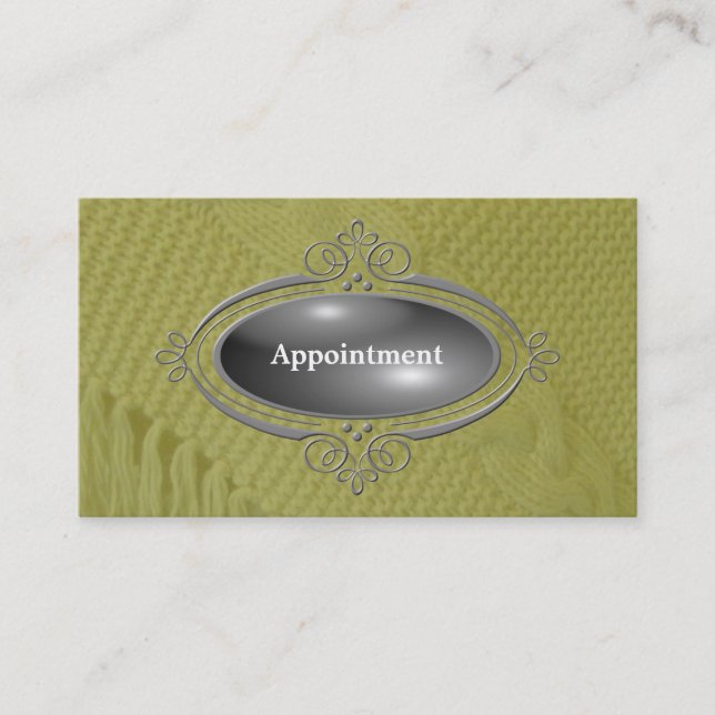 Elegant Appointment  Template Card (Front)