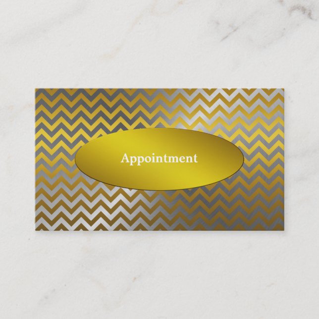 Elegant Appointment  Template Card (Front)