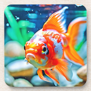 Elegant Aquarium Pet Fish Coaster