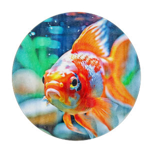Elegant Aquarium Pet Fish Cutting Board