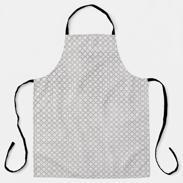 Elegant Arabesque Ornament Apron (Front)
