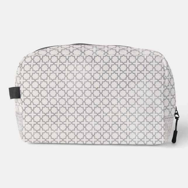 Elegant Arabesque Ornament Dopp Kit (Front)