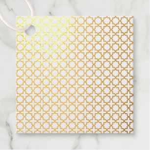 Elegant Arabesque Ornament Favour Tags