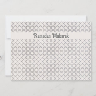 Elegant Arabesque Ornament Holiday Card