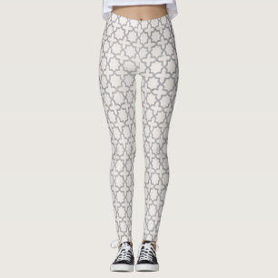 Elegant Arabesque Ornament Leggings