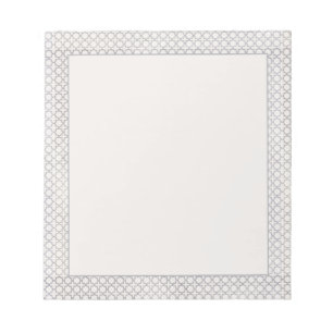 Elegant Arabesque Ornament Notepad