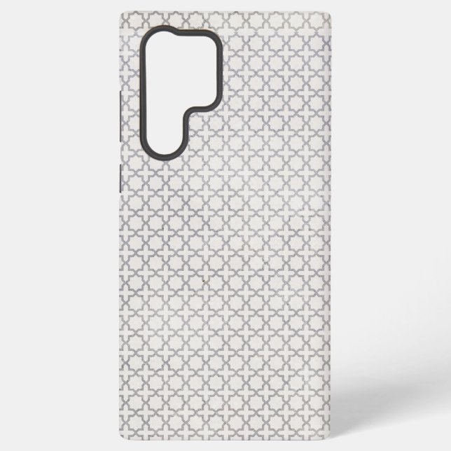 Elegant Arabesque Ornament Samsung Galaxy S22 Ultra Case (Back)