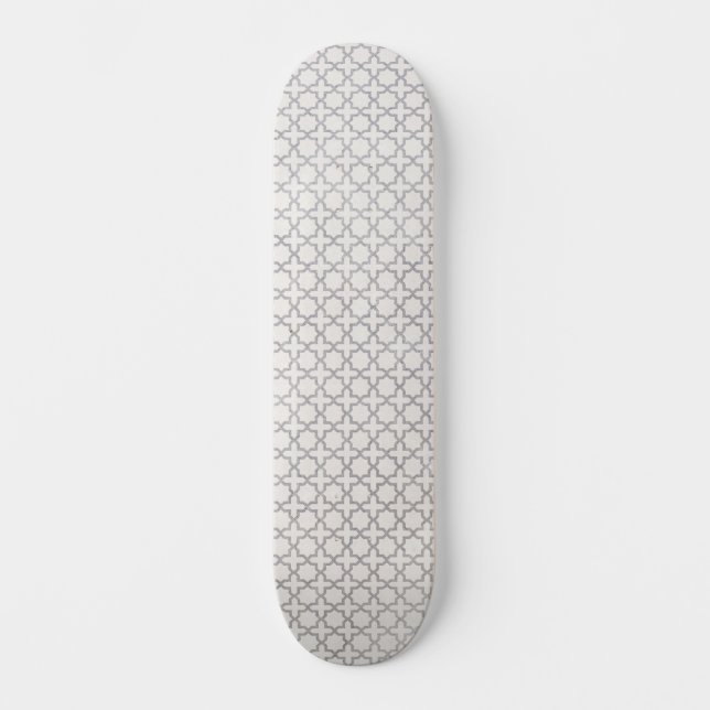 Elegant Arabesque Ornament Skateboard (Front)