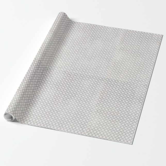 Elegant Arabesque Ornament Wrapping Paper (Unrolled)