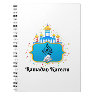 Elegant Arabic Calligraphy Ramadan Wishes Notebook