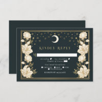 Elegant Arch Art Nouveau Wedding RSVP