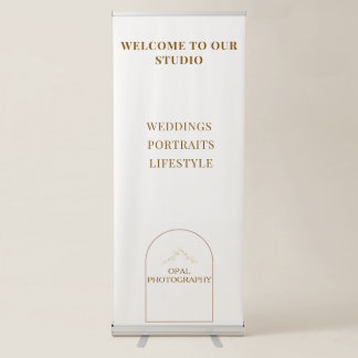 Elegant Arch Business Retractable Banner