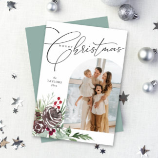 Elegant Arch Christmas Card