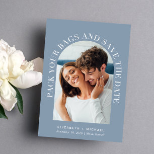 Elegant Arch Photo Destination Wedding Save The Date