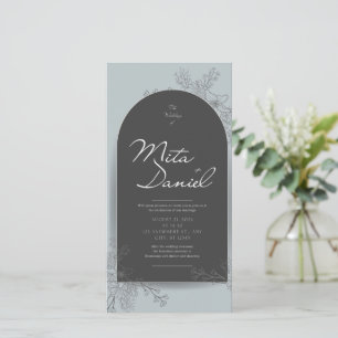 Elegant Arch Wedding Invitation
