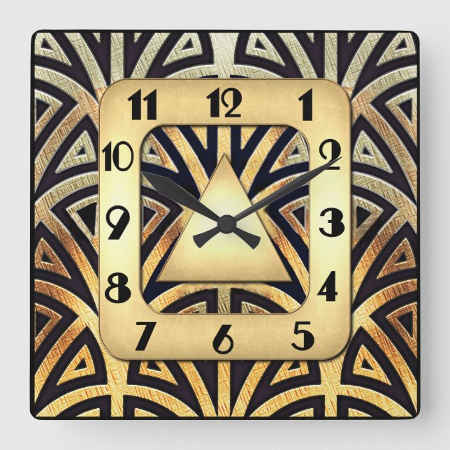 Elegant Art Deco Clock (Front)