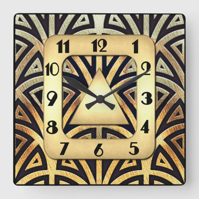 Elegant Art Deco Clock Zazzle