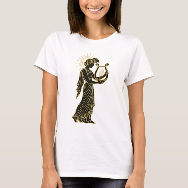 Elegant Art Deco Panther – Power and Grace T-Shirt (Front)