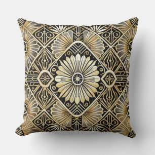 Elegant Art Deco Pattern Design Cushion
