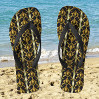 Elegant art deco pattern in black and gold