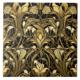 Elegant art deco pattern  tile