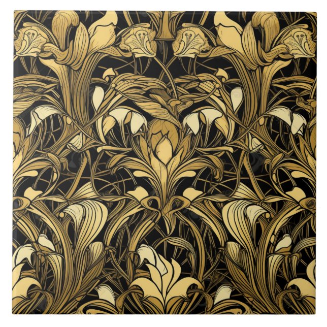 Elegant art deco pattern  tile (Front)