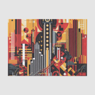 Elegant art deco pattern  tissue paper