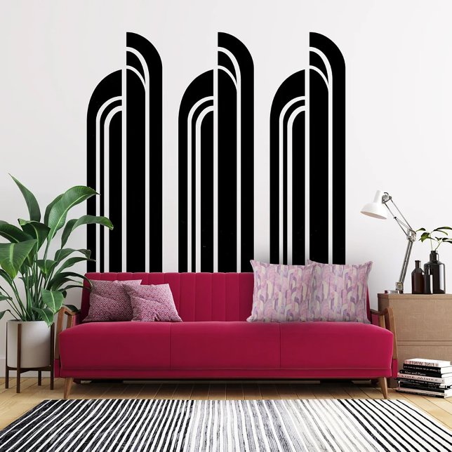 Elegant Art Deco Pink and Mauve Cushion (Creator Uploaded)