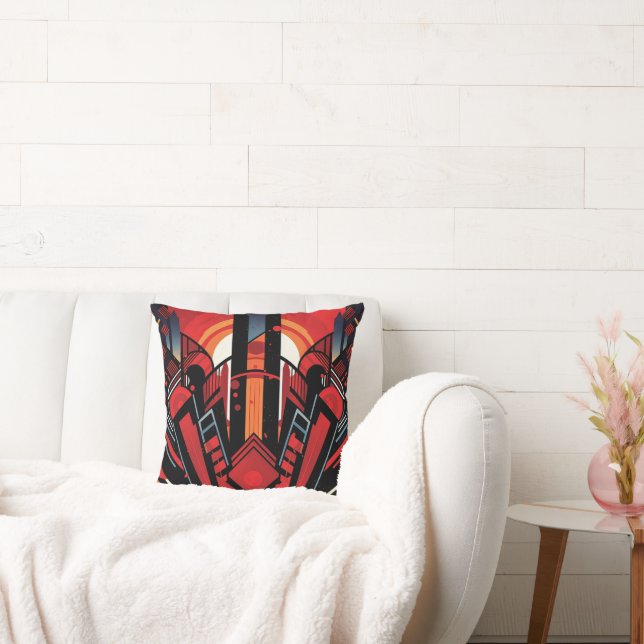Elegant art deco style  cushion (Couch)